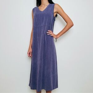 Coldwater Creek Purple Sleeveless Midi Dress